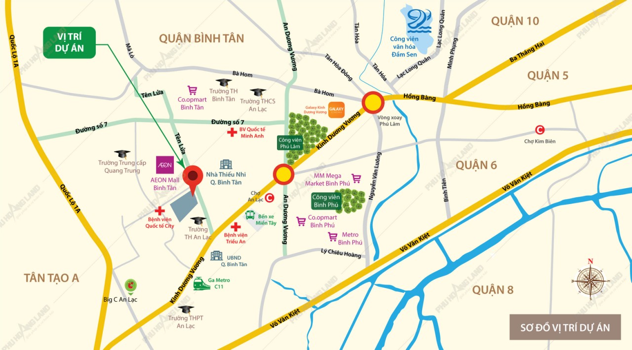 vị trí aio city